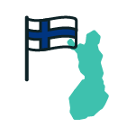 Suomen lippu ja rajat