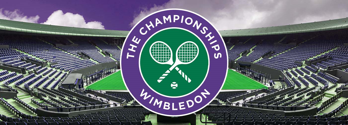 Tenniskenttä ja logo