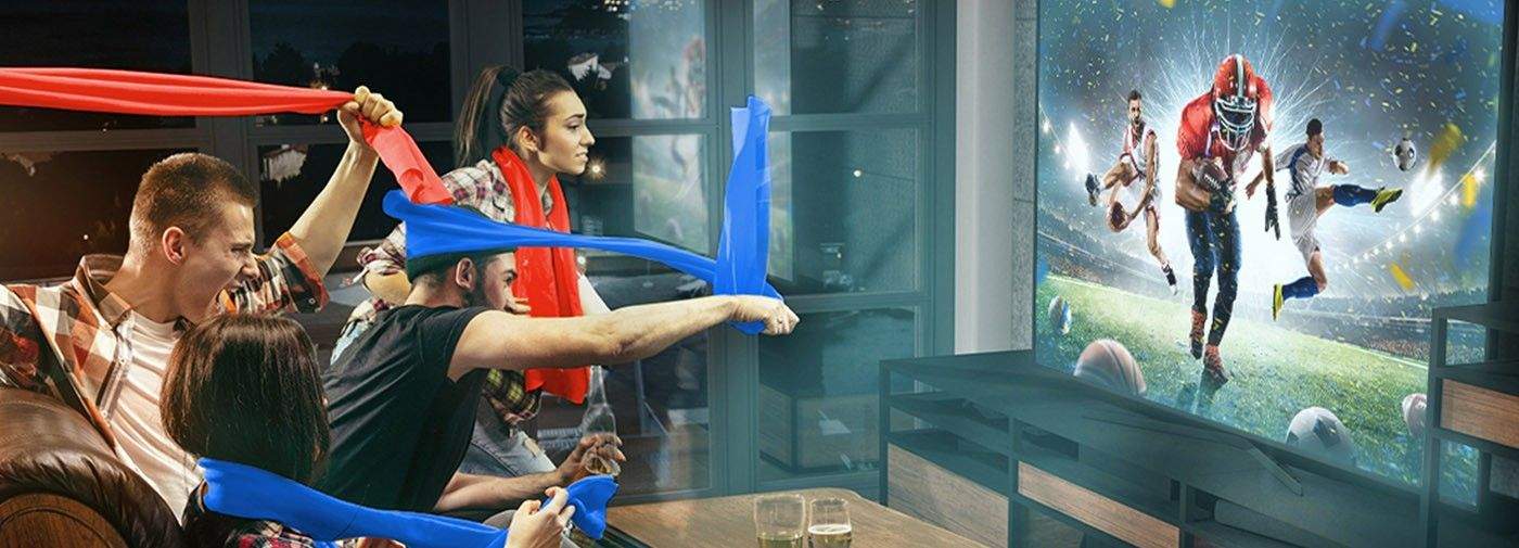 katsojia urheilutapahtumassa